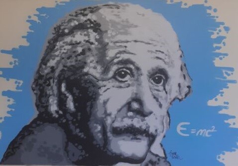 Στο Αρσάκειο της Εκάλης ζωγράφισαν τον Αϊνστάιν και τον Ελύτη στους σχολικούς διαδρόμους
