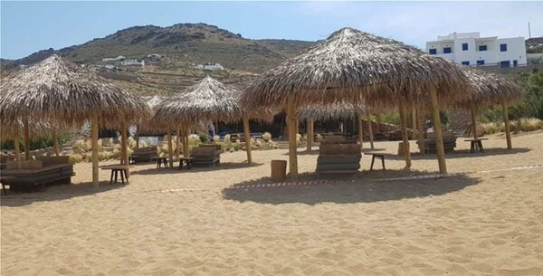 Λουκέτο από σήμερα στο Alemagou στην Μύκονο - Δύο μήνες κλειστό το beach bar της Φτελιάς