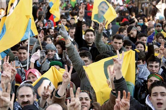 Χίλιοι Κούρδοι διαδηλώνουν στο Συμβούλιο της Ευρώπης