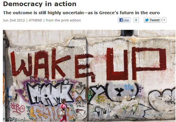 Economist: «Οι Έλληνες ψηφοφόροι έχουν μια ζοφερή επιλογή»