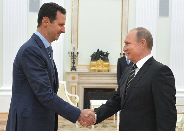 Ο Άσαντ ευχαριστεί τον Πούτιν για τη στήριξη κατά της τρομοκρατίας