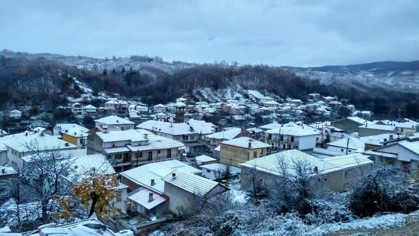 Στα λευκά Καστοριά, Φλώρινα και άλλες περιοχές της χώρας