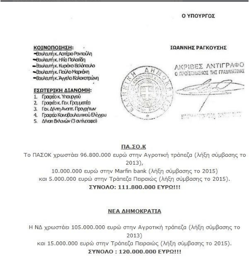 «Μήπως ο Βενιζέλος αλλάζει το όνομα στο ΠΑΣΟΚ για να μην πληρωθούν τα χρέη;»