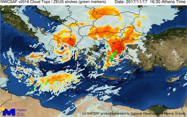 ΒΙΝΤΕΟ - Στο Ιόνιο έφτασε ο κυκλώνας «Ζήνων»