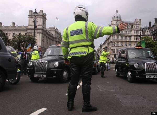 Διαμαρτυρία των ταξιτζήδων στο Λονδίνο