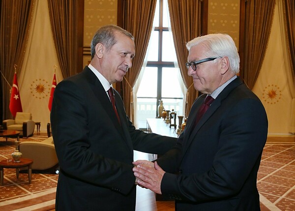 Τηλεφωνική συνομιλία του προέδρου Ερντογάν με τον Γερμανό ομόλογό του Στάινμαϊερ