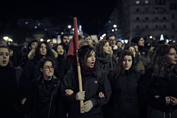 Μαθητική πορεία στη μνήμη του Αλέξη Γρηγορόπουλου στη Θεσσαλονίκη