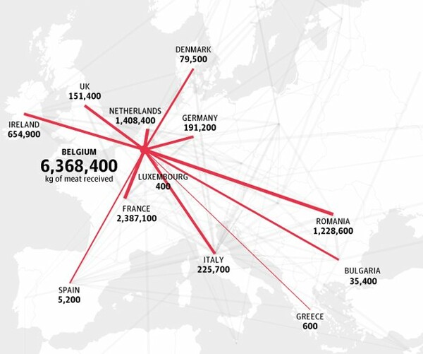 Guardian: Συνολικά 74 τόνους προϊόντων με κρέας αλόγου έφαγαν οι Έλληνες