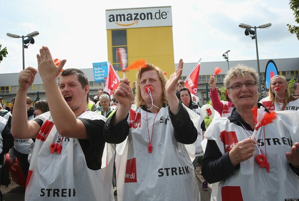 Νέα απεργία στην Amazon οι Γερμανοί εργαζόμενοι