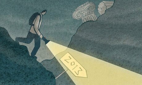 "Τι φέρνει το 2013 στην Ελλάδα; Ανησυχητικό είναι το γεγονός, ότι η οικονομία της εξακολουθεί να επιδεινώνεται".