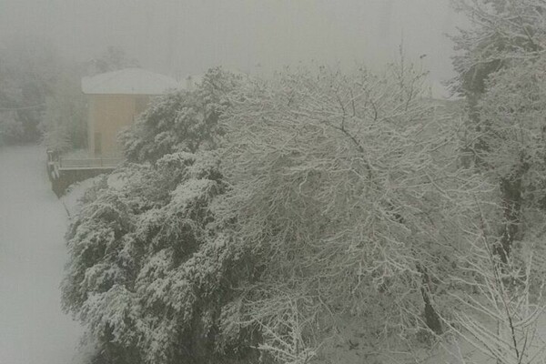 Προβλήματα στην ορεινή Κορινθία από το χιόνι - Πού χρειάζονται αντιολισθητικές αλυσίδες