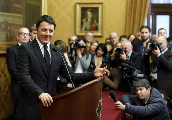 Ιταλία: Ψήφο εμπιστοσύνης και από τη Βουλή έλαβε ο Ρέντσι