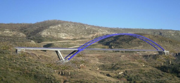 Εντός του 2014 θα δοθεί στην κυκλοφορία η γέφυρα Τσακώνας