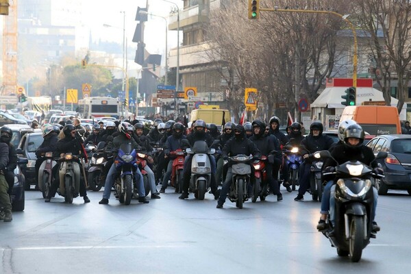 Μηχανοκίνητη πορεία στη Θεσσαλονίκη - Διαμαρτύρονται με αφορμή το συλλαλητήριο για τη Μακεδονία