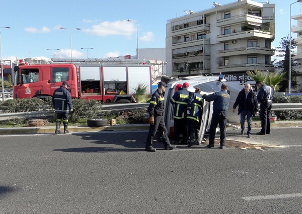 Πριν από λίγο τροχαίο στην παραλιακή