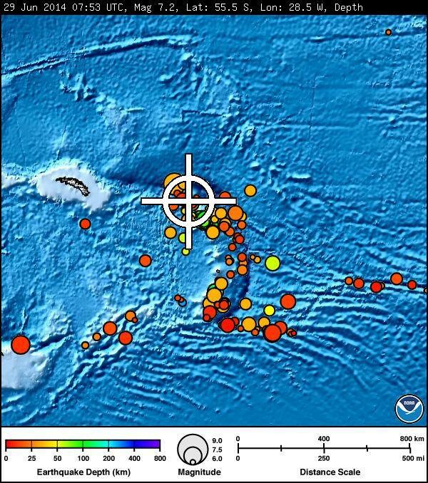 Σεισμός 7,1 Ρίχτερ στον Ατλαντικό