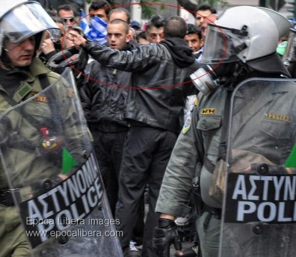 Βουλευτές της Χ.Α. στο πογκρόμ του Μαΐου στο κέντρο