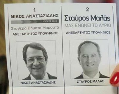 Εκλογές στην Κύπρο: Σήμερα η κρίσιμη μάχη Αναστασιάδη-Μαλά για την προεδρία