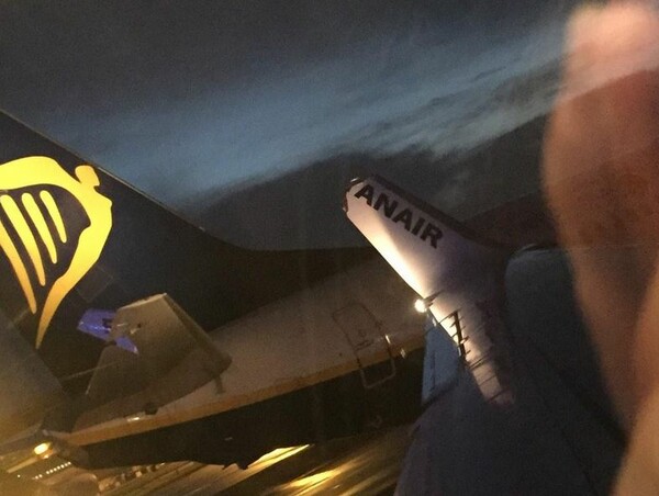 Αεροπλάνα της Ryanair συγκρούστηκαν στο αεροδρόμιο του Δουβλίνου