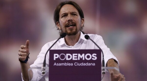 Ο Pablo Iglesias μιλάει ελληνικά στη μεγάλη συγκέντρωση της Μαδρίτης