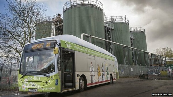 Λεωφορείο κινείται με ανθρώπινα απόβλητα