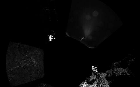 Εντυπωσιακή φωτό από τον κομήτη έστειλε το Philae