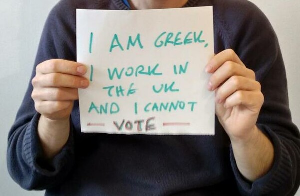 #icannotvote - Oι Έλληνες του εξωτερικού διαμαρτύρονται για τον αποκλεισμό τους από τις εκλογές