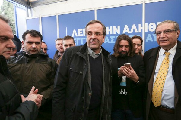 Ο Σαμαράς δηλώνει αισιόδοξος και ποντάρει στους αναποφάσιστους