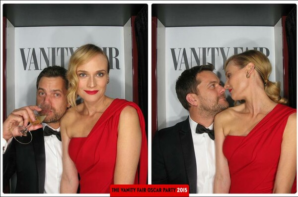 Μέσα στο photo booth του Vanity Fair