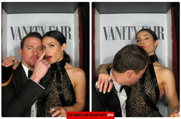 Μέσα στο photo booth του Vanity Fair