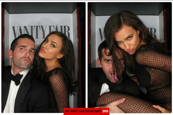 Μέσα στο photo booth του Vanity Fair