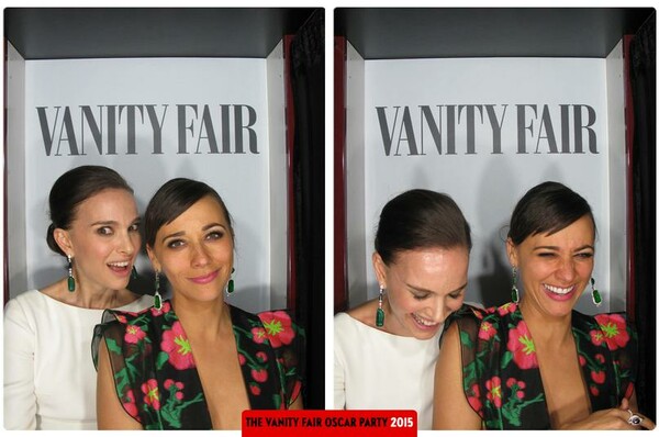 Μέσα στο photo booth του Vanity Fair