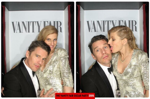 Μέσα στο photo booth του Vanity Fair