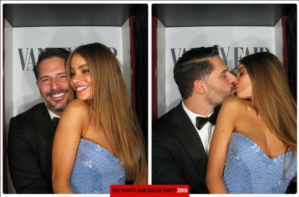 Μέσα στο photo booth του Vanity Fair