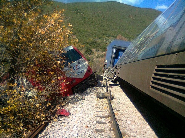 Εκτροχιασμός τρένου στη Θεσσαλονίκη με δύο τραυματίες
