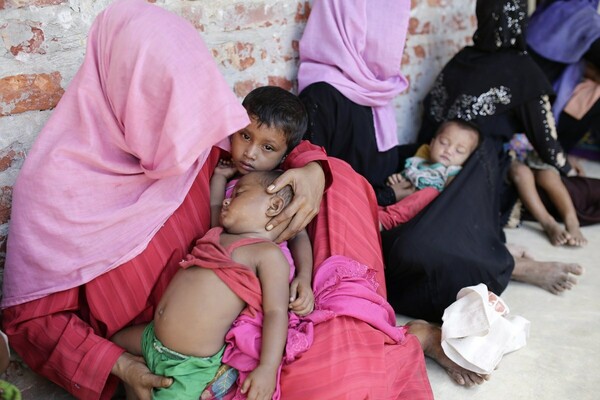Από υποσιτισμό και αναιμία υποφέρουν τα προσφυγόπουλα των Ροχίνγκια στο Μπανγκλαντές