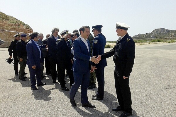 Η πρώτη δήλωση του Τσίπρα από το Καστελόριζο