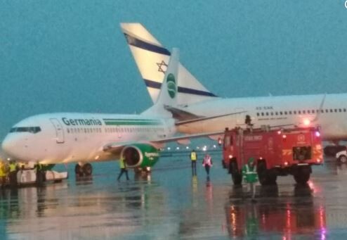 Δύο επιβατικά αεροσκάφη συγκρούστηκαν στην πίστα του αεροδρομίου στο Τελ - Αβίβ