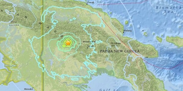Σεισμός 6,5 ρίχτερ στην Παπούα-Νέα Γουινέα