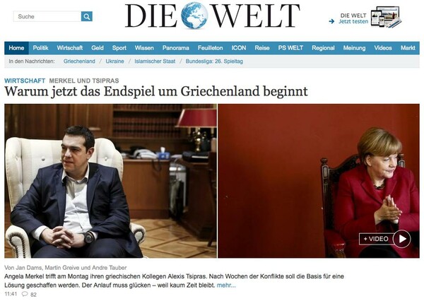 Τα γερμανικά ΜΜΕ για τη συνάντηση Τσίπρα - Μέρκελ