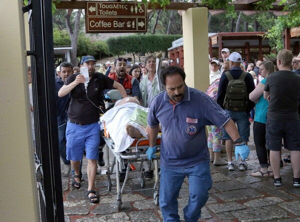 Σε κρίσιμη κατάσταση τουρίστρια που έπαθε ανακοπή από τον κεραυνό στην Κνωσό