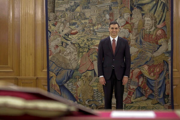 Ο Πέδρο Σάντσεθ ορκίστηκε πρωθυπουργός της Ισπανίας