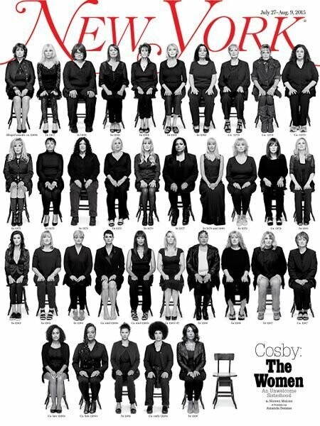 35 γυναίκες-θύματα του Μπιλ Κόσμπι στο εξώφυλλο του New York Magazine