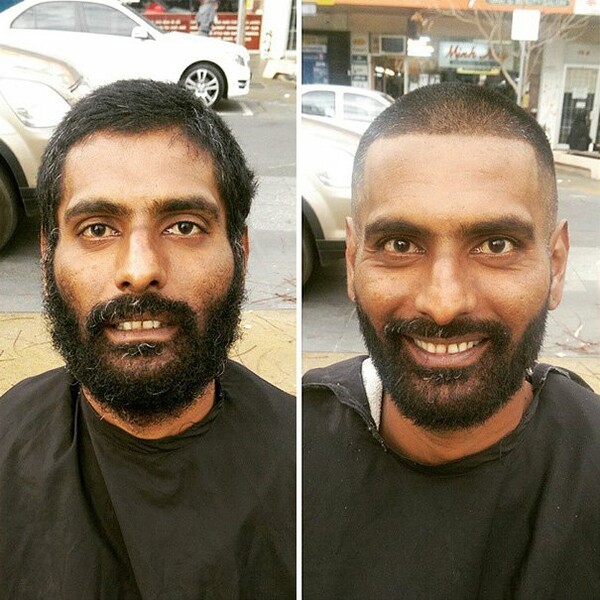 Ένας κουρέας κόβει τα μαλλιά αστέγων δωρεάν στην Αυστραλία