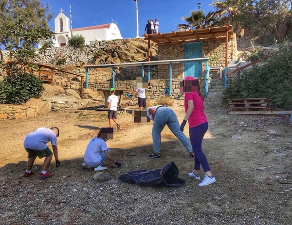 Πλαστικά, καλοριφέρ, νεροχύτες μέχρι και ένα μηχανάκι έβγαλαν από το βυθό της Μυκόνου (ΒΙΝΤΕΟ)