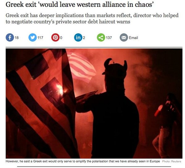 Telegraph: Το Grexit θα έφερνε χάος στην ευρωζώνη