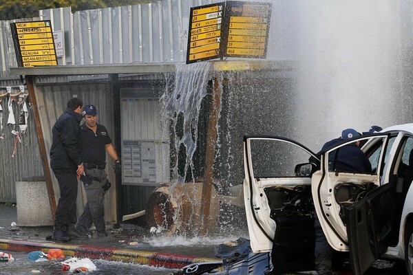 Παλαιστίνιος έριξε το αυτοκίνητο που οδηγούσε σε στάση λεωφορείων με Ισραηλινούς