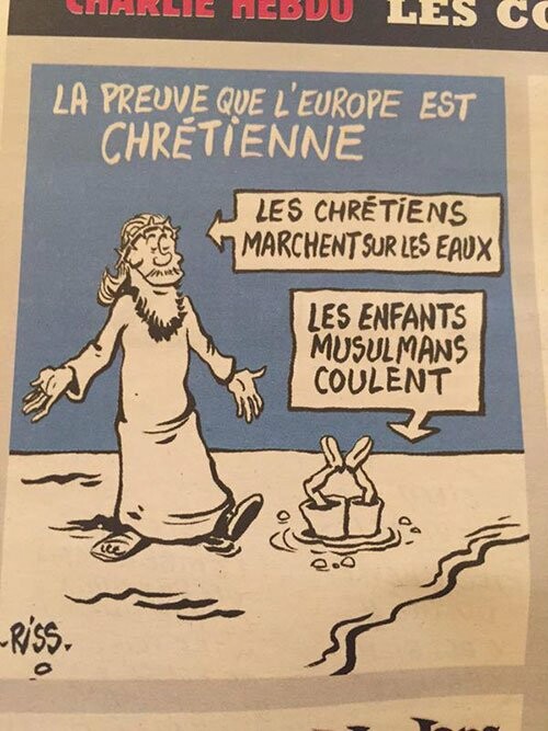 Σάλος από τα σκίτσα του Charlie Hebdo για τον μικρό Αϊλάν