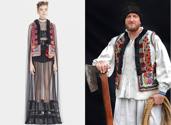 Στη Ρουμανία παρατήρησαν πως ο Dior αντέγραψε παραδοσιακές φορεσιές τους και απάντησαν με πολύ έξυπνο τρόπο