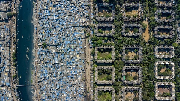 To 1% του πλανήτη δίπλα στο 99% - Φωτογράφος καταγράφει με drone την ανισότητα του πλανήτη